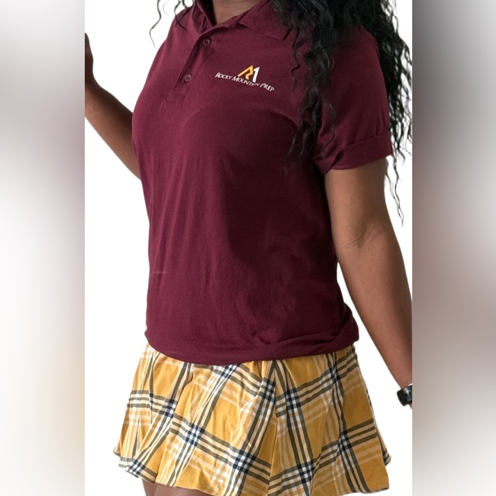 RMP Maroon Short Sleeve Polos